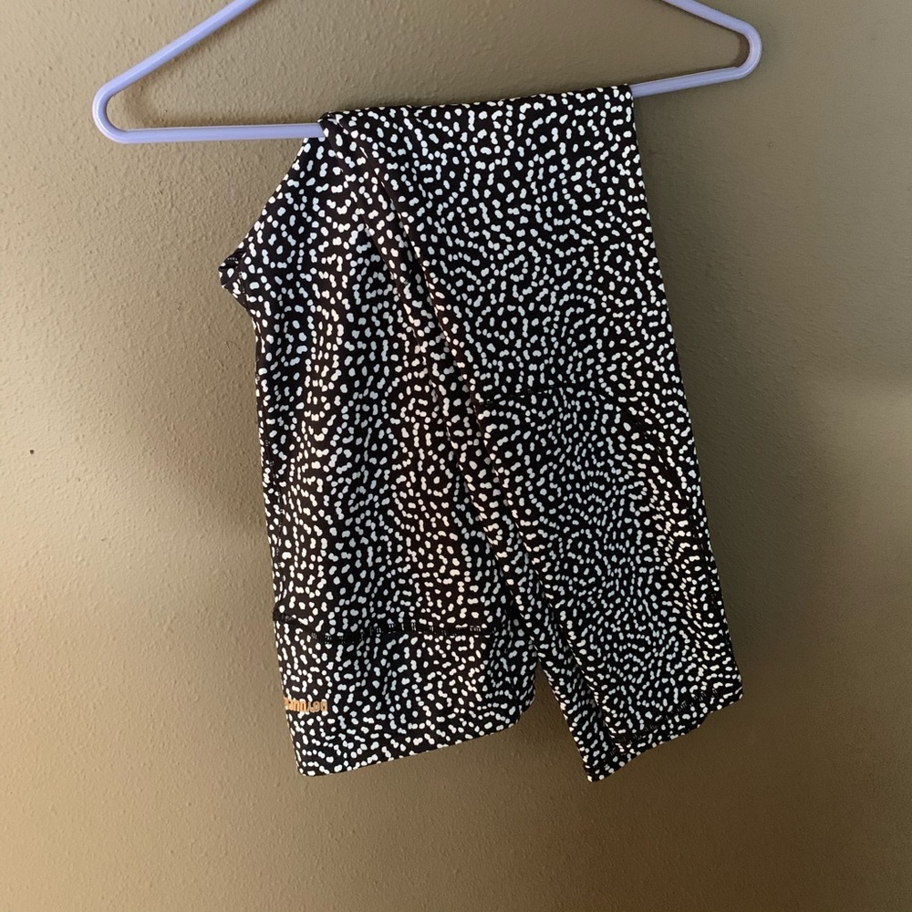 Excel leggings- black speckle